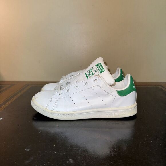 Adidas Stan Smith Og White Green BA8375 Preschool Ps Size 2Y - Picture 3 of 5